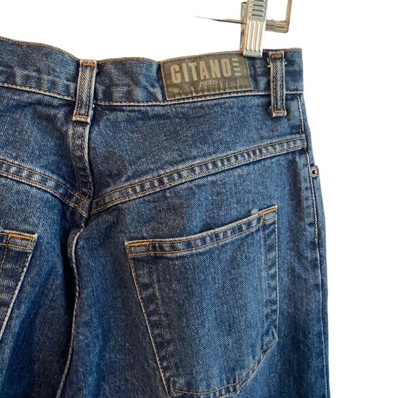 VTG Gitano Jeans Women Size 12 Petite Blue Straight Y2K Retro Mom 90's‎ Normcore - Picture 9 of 10